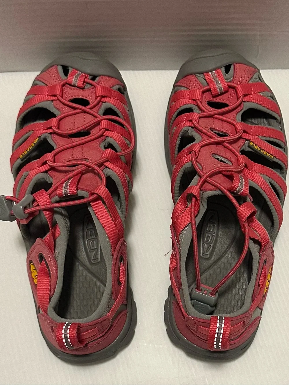 Keen Kids Coral Pink and Gray Closed-Toe Sport Sandals